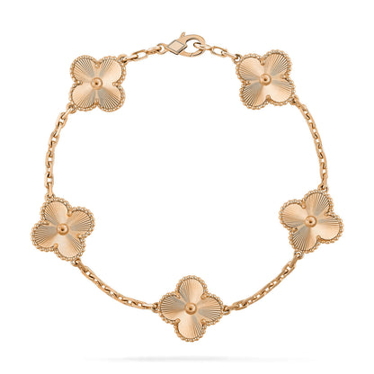 [Solara Jewelry]CLOVER 5 FLOWERS LASER BRACELET