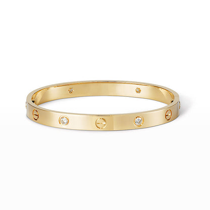 [Solara Jewelry]LOVE BRACELET 6.1MM 4 DIAMONDS