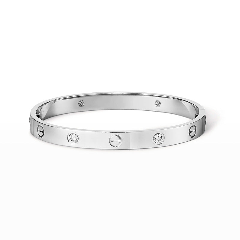 [Solara Jewelry]LOVE BRACELET 6.1MM 4 DIAMONDS