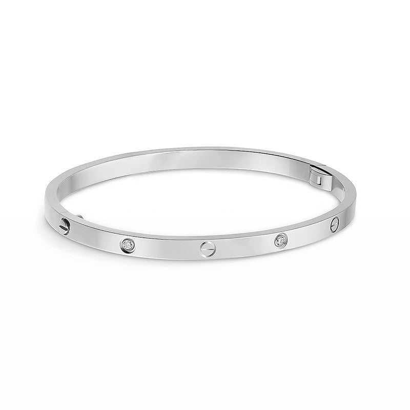[Solara Jewelry]LOVE BRACELET 3.65MM 6 DIAMONDS