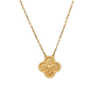 [Solara Jewelry]CLOVER 15MM ブロンズネックレス