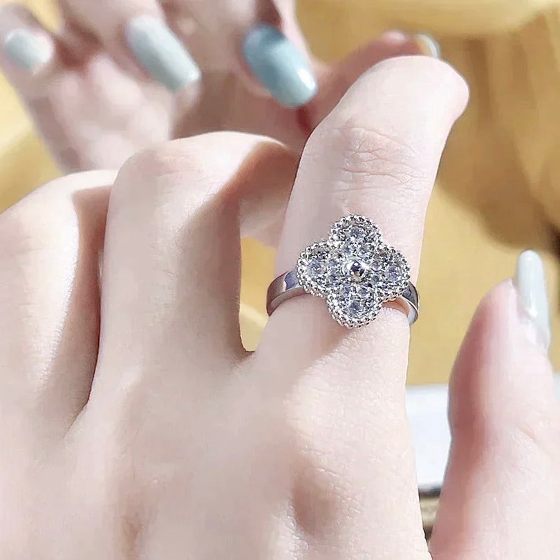 [Solara Jewelry]CLOVER DIAMOND RING