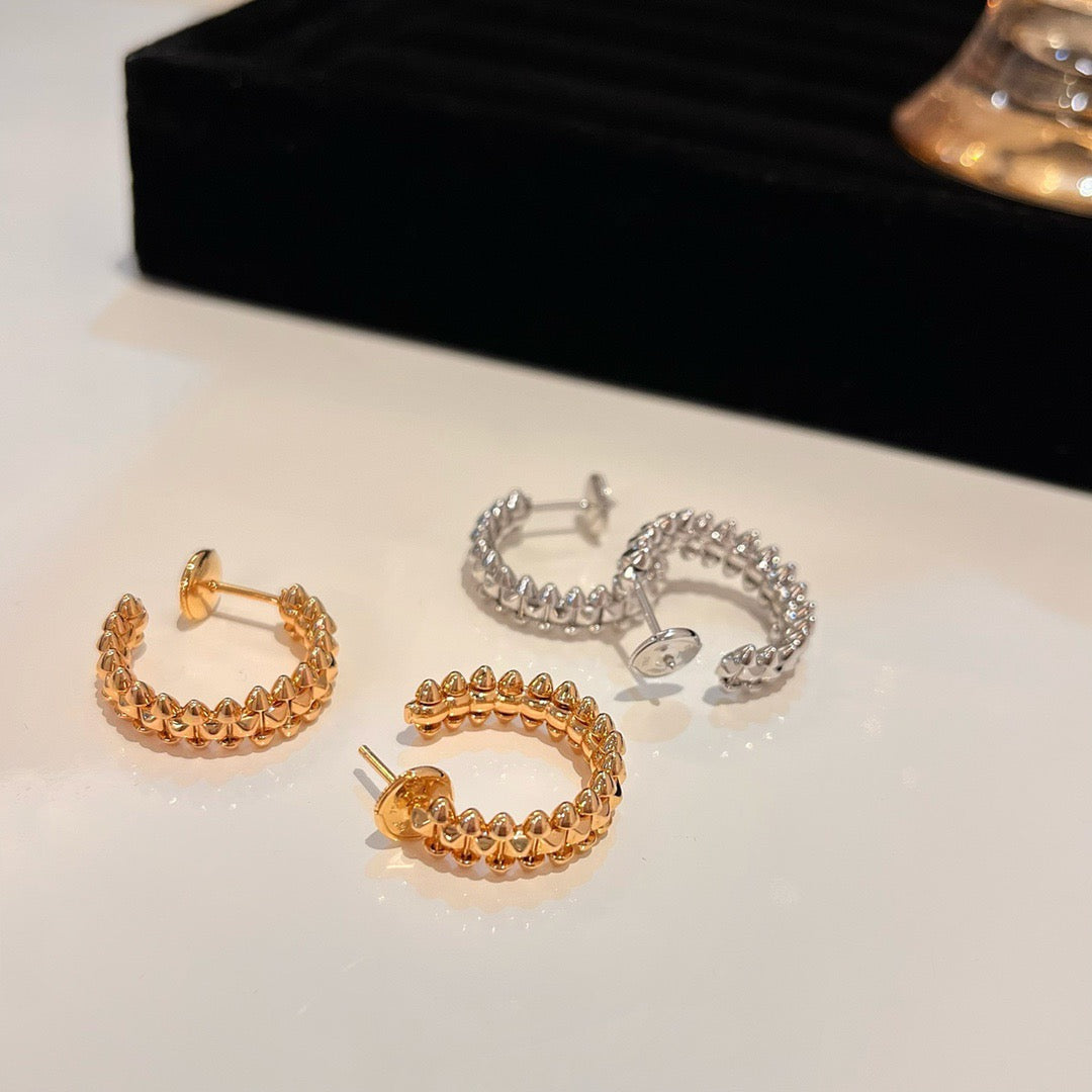 [Solara Jewelry]CLASH SMALL HOOP EARRINGS