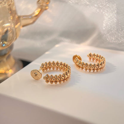 [Solara Jewelry]CLASH SMALL HOOP EARRINGS