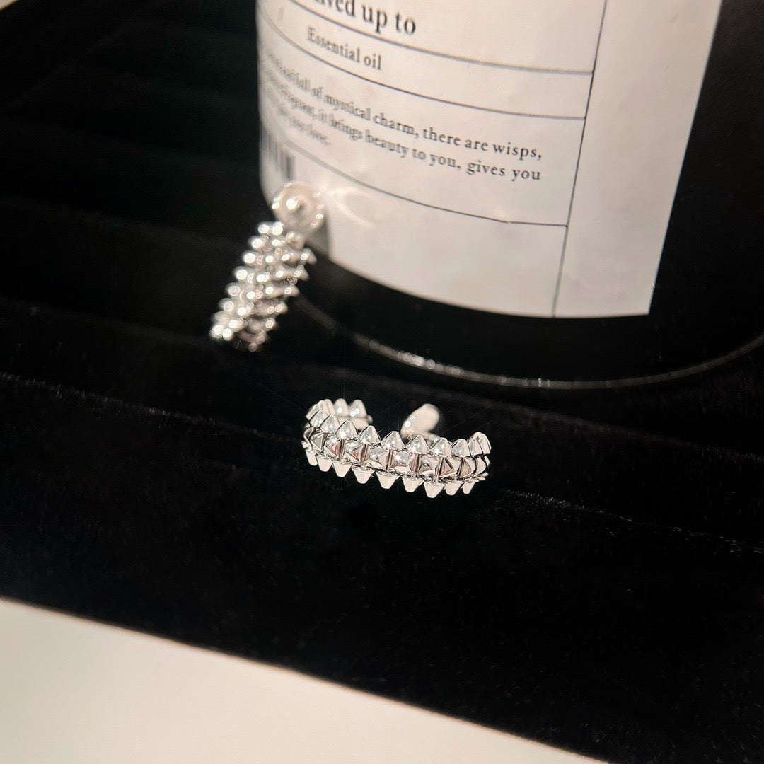 [Solara Jewelry]CLASH SMALL HOOP EARRINGS