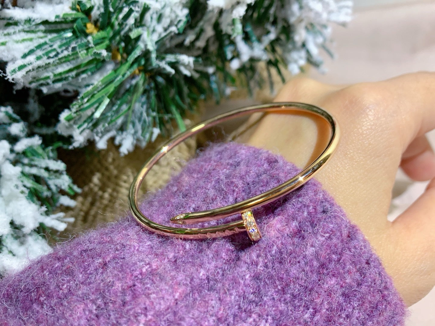 [Solara Jewelry]JUSTE BRACELET 2.5MM DIAMONDS