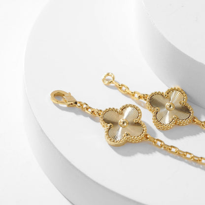 [Solara Jewelry]CLOVERS THE 10-MOTIFS LASER NECKLACE