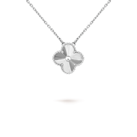 [Solara Jewelry]KLEE 15MM LASER-HALSKE. SILBER