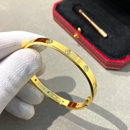 [Solara Jewelry]LOVE BRACELET 6.1MM 10 DIAMONDS