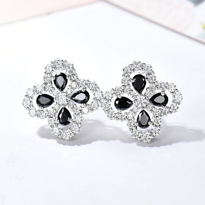 [Solara Jewelry]LOOP EARRINGS FULL MOTIF DIAMOND 16MM