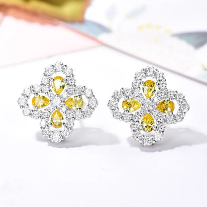 [Solara Jewelry]LOOP EARRINGS FULL MOTIF DIAMOND 16MM