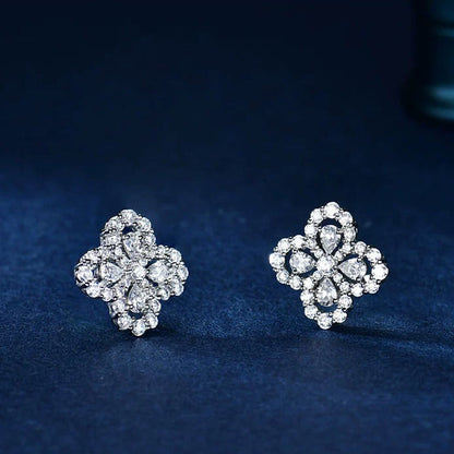 [Solara Jewelry]LOOP EARRINGS FULL MOTIF DIAMOND 16MM