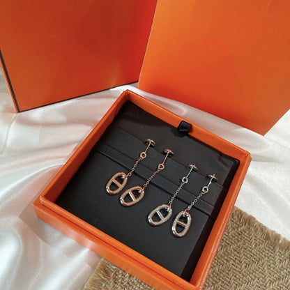 [Solara Jewelry]CHAINE TASSEL EARRINGS