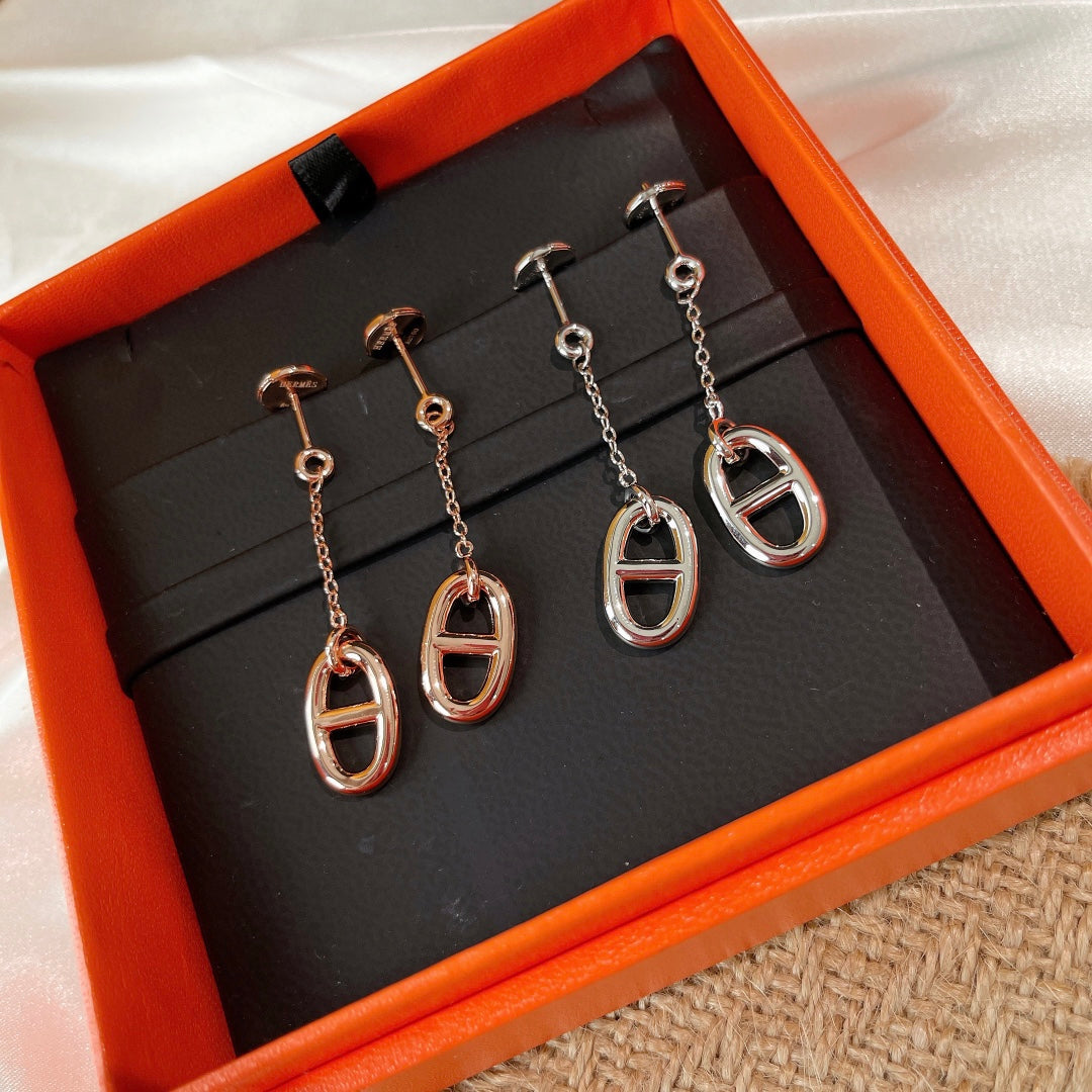 [Solara Jewelry]CHAINE TASSEL EARRINGS