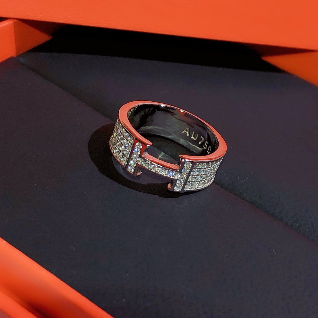 [Solara Jewelry]H RING FULL DIAMOND