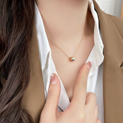[Solara Jewelry]BEE MINI PEDANT DIAMOND NECKLACE