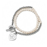 [Solara Jewelry]RETURN TO TIF HEART TAF BEAD PEARL BRACELET