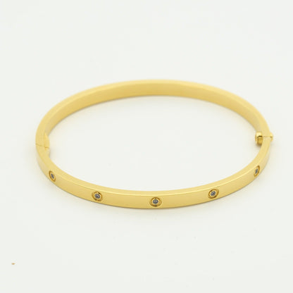 [Solara Jewelry]LOVE BRACELET 3.65MM 10 DIAMONDS