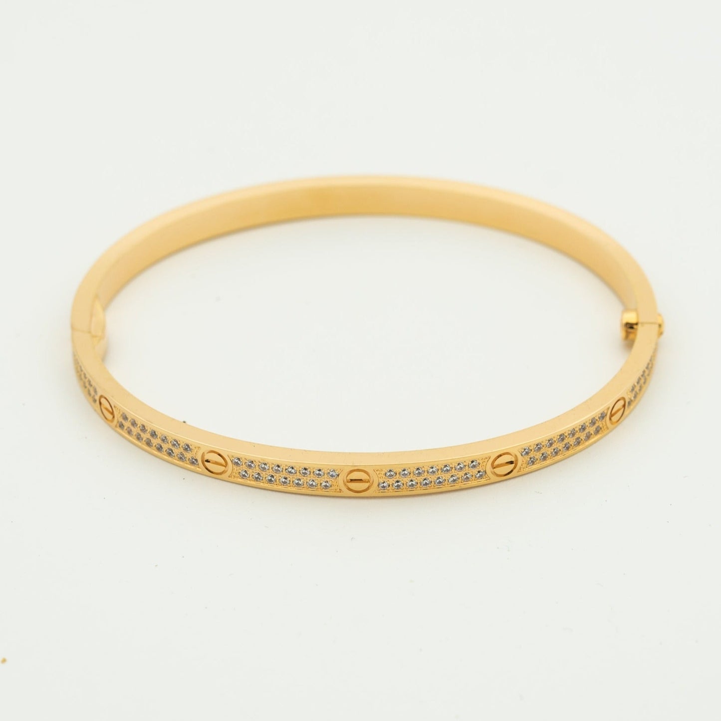 [Solara Jewelry]LOVE BRACELET 3.65MM DIAMOND-PAVED