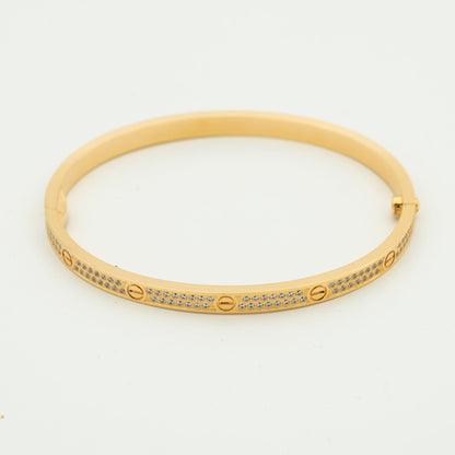 [Solara Jewelry]LOVE BRACELET 3.65MM DIAMOND-PAVED