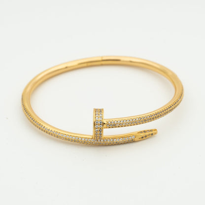 [Solara Jewelry]JUSTE BRACELET 3.5MM ALL DIAMONDS