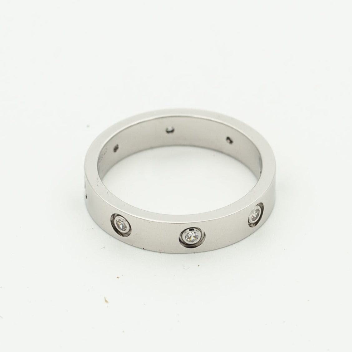 [Solara Jewelry]LOVE RING 3.6MM 8 DIAMONDS
