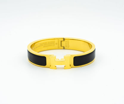 [Solara Jewelry]H BLACK BRACELET