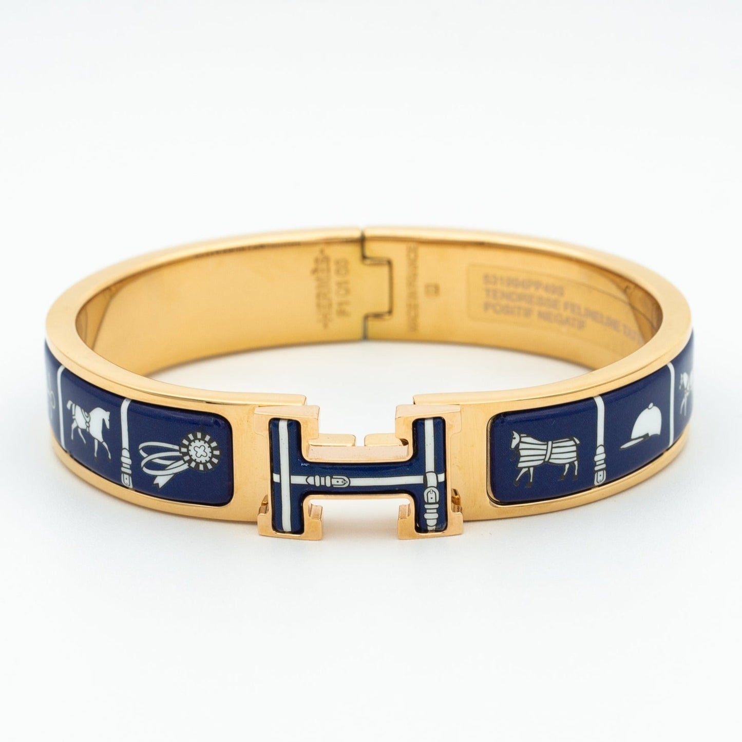 [Solara Jewelry]H BRACELET BLUE CERAMIC