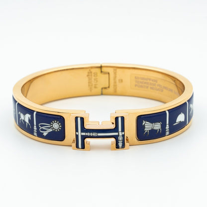 [Solara Jewelry]H BRACELET BLUE CERAMIC