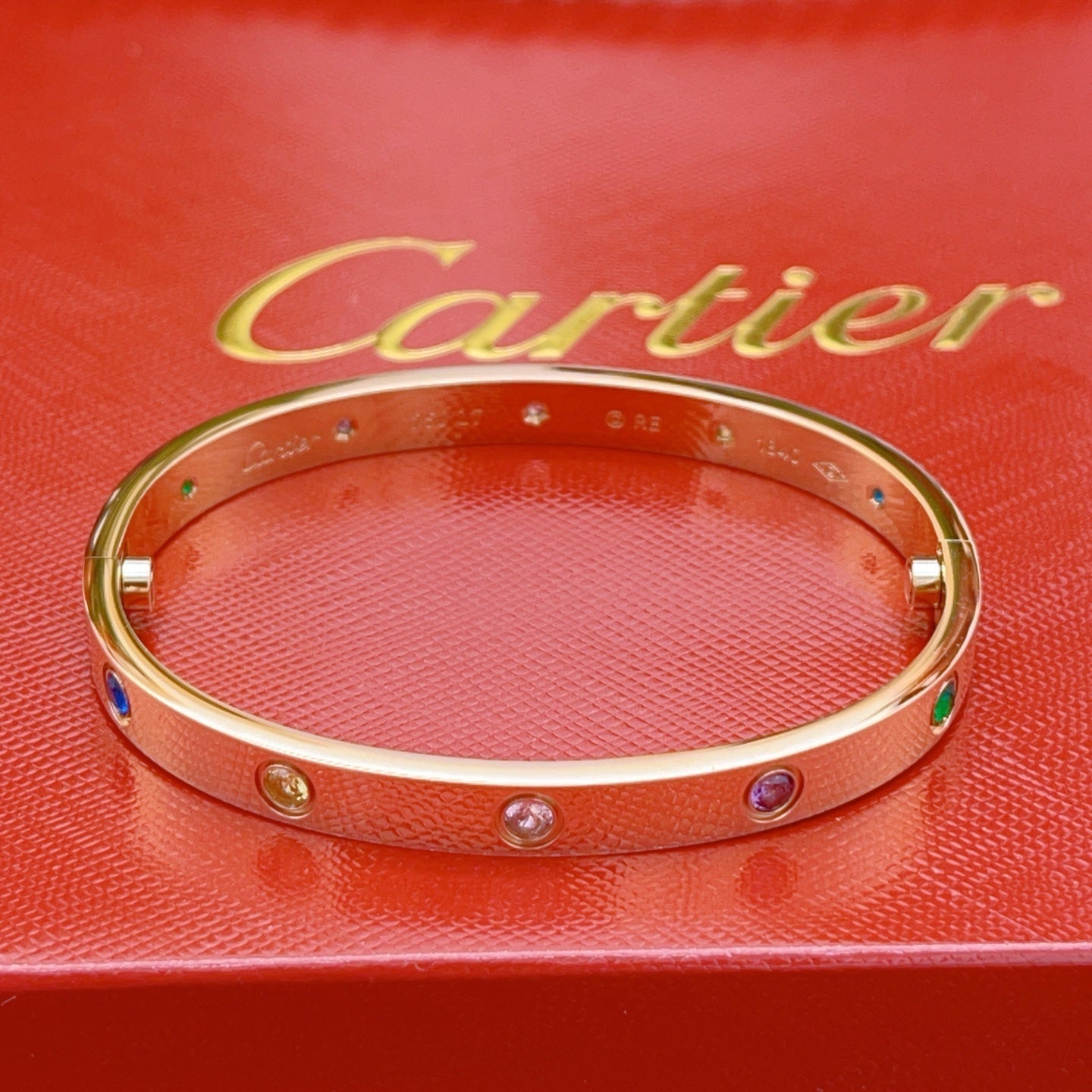 [Solara jewelry]2026 RAINBOW LOVE BRACELET 6.1MM  10 DIAMONDS