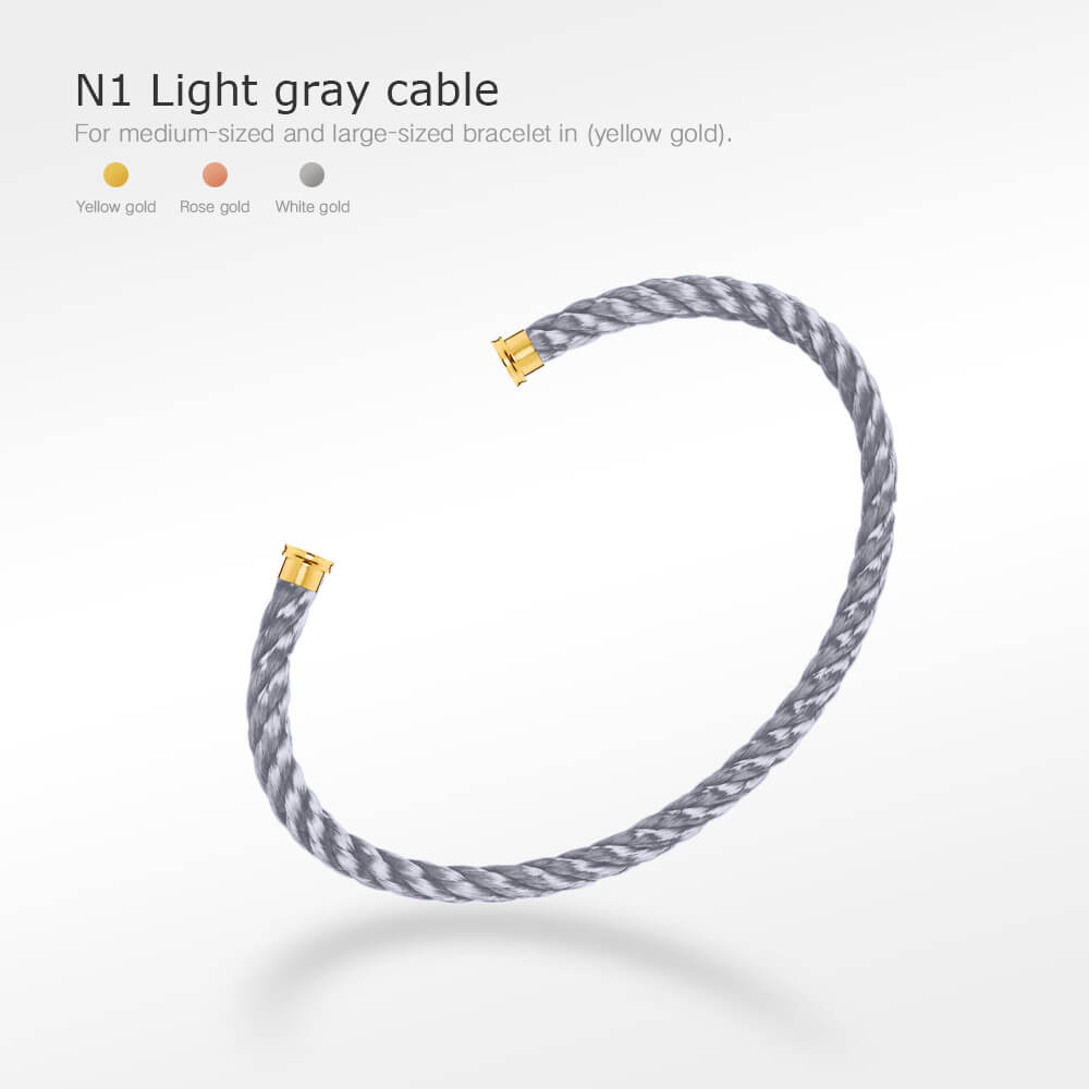 [Solara Jewelry]FORCE SERIES BRACELET CABLES 50 CHOICES (DIY SELECTION)