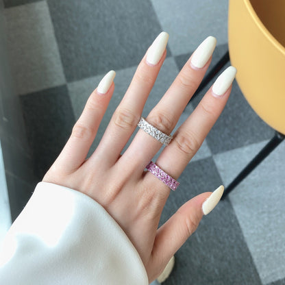 [Solara Jewelry]Sparkling Full Heart Ring