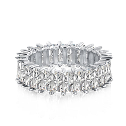 [Solara Jewelry]Unique Colorful Radiant Cut RIng