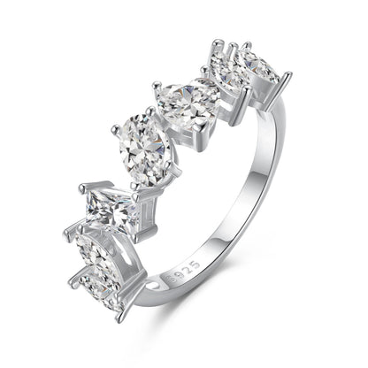 [Solara Jewelry]Delicate Multi Cut Ring