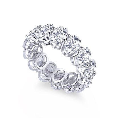 [Solara Jewelry]Dainty Elongated Cushion Cut Tennis Ring