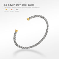 [Solara Jewelry]FORCEシリーズ ブレスレットケーブル 50種類 (DIYセレクト)