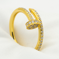 [Solara Jewelry]JUSTE RING 1.8MM GOLD DIAMONDS