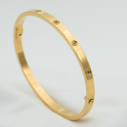 [Solara Jewelry]LOVE BRACELET 3.65MM 10 DIAMONDS