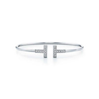 [Solara Jewelry]T BRACELET 1.8MM DIAMOND SILVER