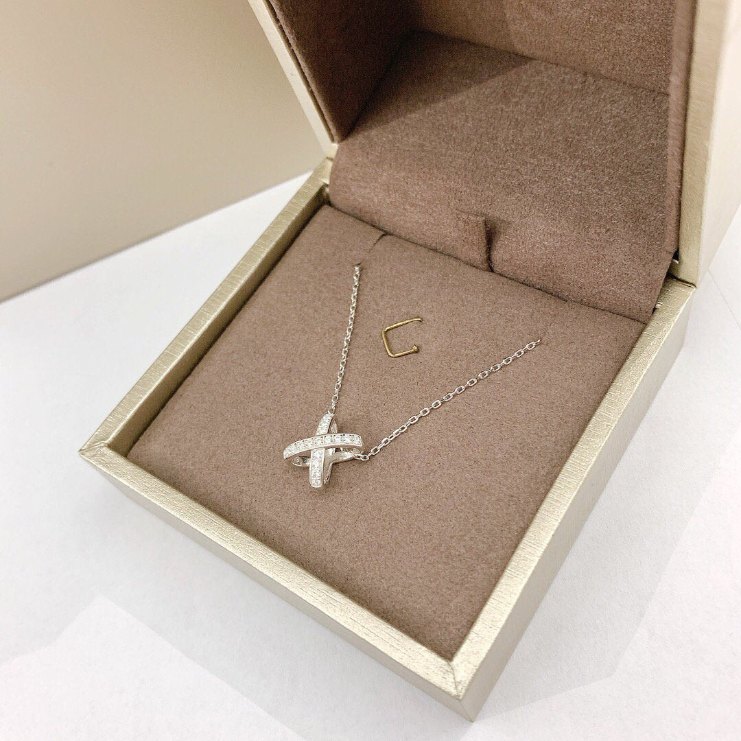 [Solara Jewelry]JEUX DE DIAMOND NECKLACE