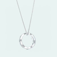 [Solara Jewelry]SINGLE RING NECKLACE CHAIN LENGTH
