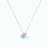 [Solara Jewelry]COLLAR LOVE PLATA NECKLACE