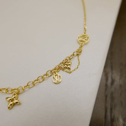 [Solara Jewelry]BLOOMING SUPPLE NECKLACE BRASS