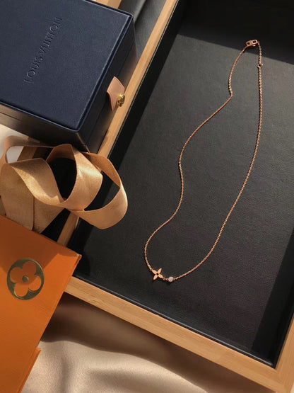 [Solara Jewelry]BLOSSOM PENDANT PINK GOLD AND DIAMOND