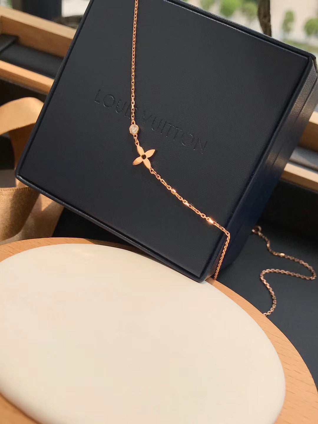 [Solara Jewelry]BLOSSOM PENDANT PINK GOLD AND DIAMOND