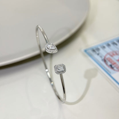 [Solara jewelry]JONC FLEX MY TWIN TOI & MOI SILVER DIAMOND BRACELET
