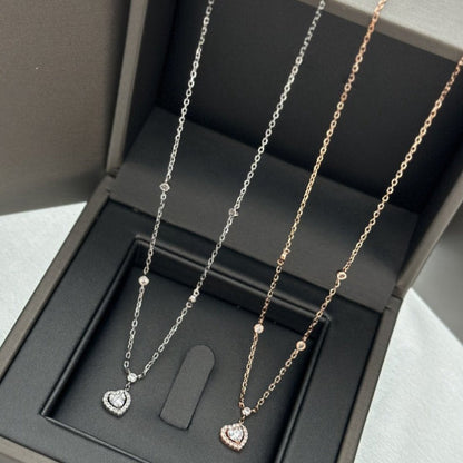 [Solara jewelry]JOY HEART DIAMOND NECKLACE