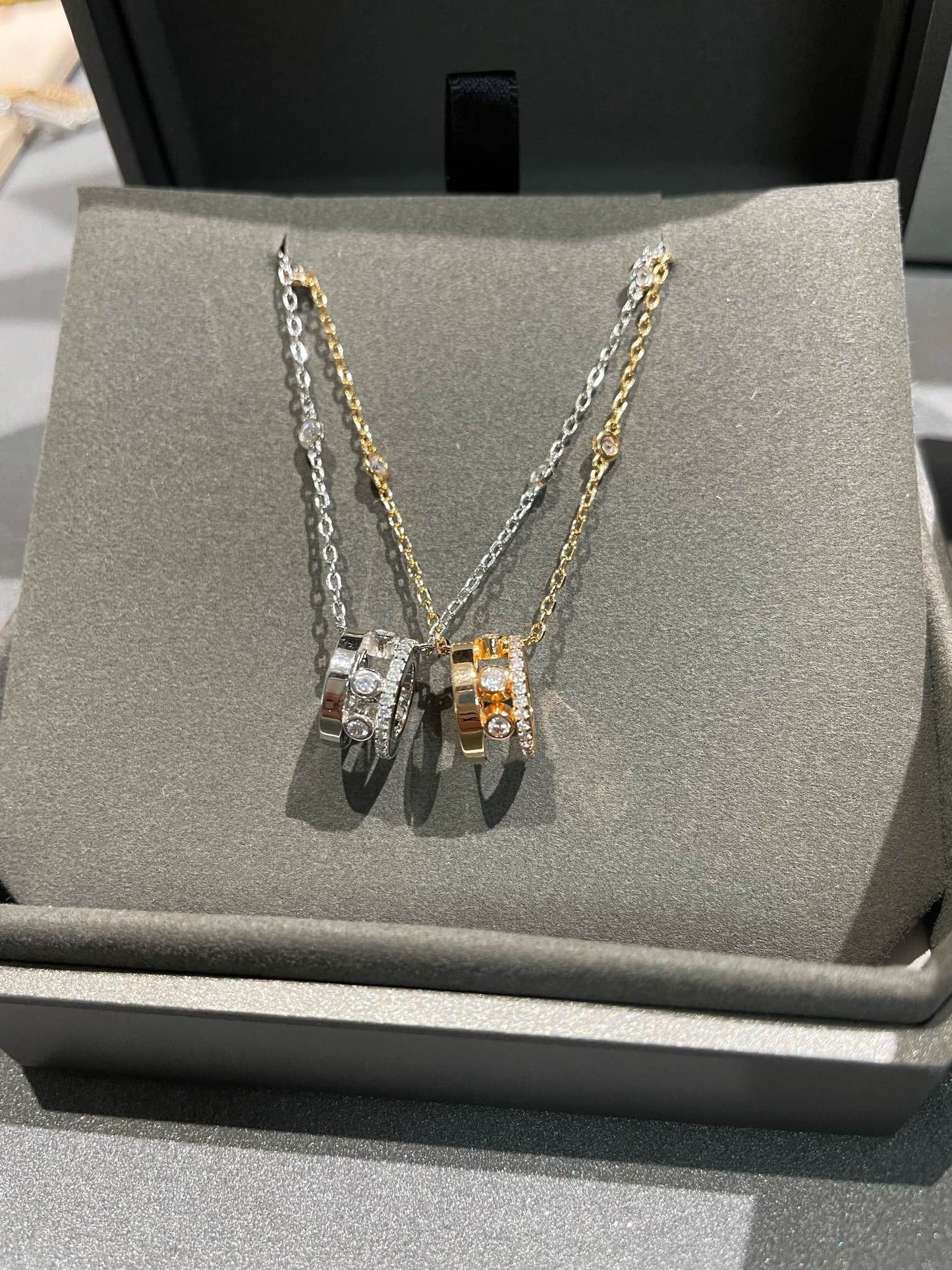 [Solara jewelry]CHAIN MOVE ROMANE PEDAND NECKLACE