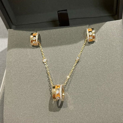 [Solara jewelry]CHAIN MOVE ROMANE PEDAND NECKLACE