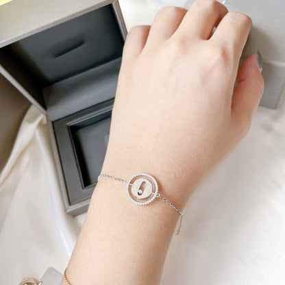[Solara jewelry]LUCKY MOVE PAVED DIAMOND BRACELET